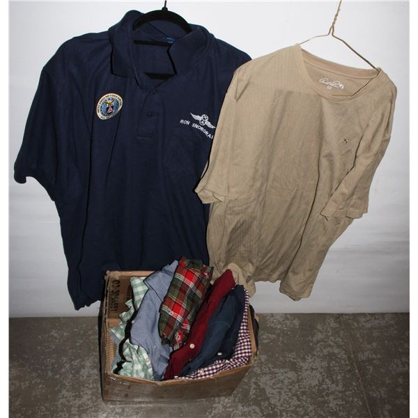 LOT OF MEN'S XL SHIRTS