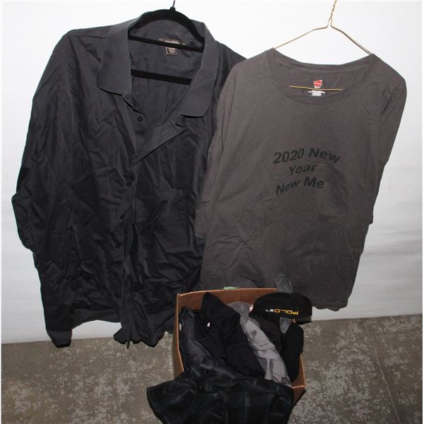 LOT OF 4XL BIG & TALL MEN'S SHIRTS