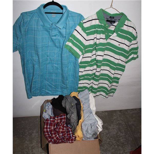 LOT OF MEN'S XL SHIRTS
