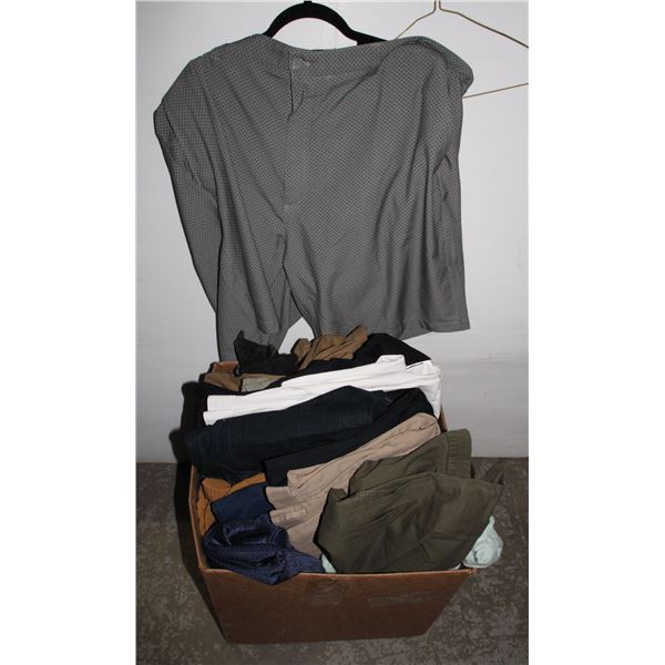 BULK LOT OF MEN'S XXXL+ PANTS AND SHORTS