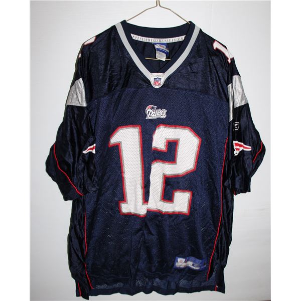 PATRIOTS BRADY 12 SIZE XL