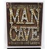 Image 1 : MAN CAVE METAL SIGN