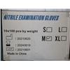 Image 1 : NEW CASE OF NITRILE EXAMINATION GLOVES SIZE MEDIUM
