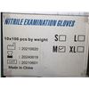 Image 1 : NEW CASE OF NITRILE EXAMINATION GLOVES SIZE MEDIUM