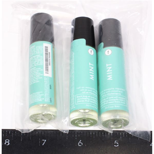 THREE MINT ROLL ON MOSQUITO REPELLANT