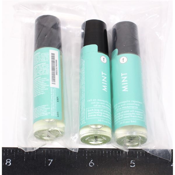 THREE MINT ROLL ON MOSQUITO REPELLANT