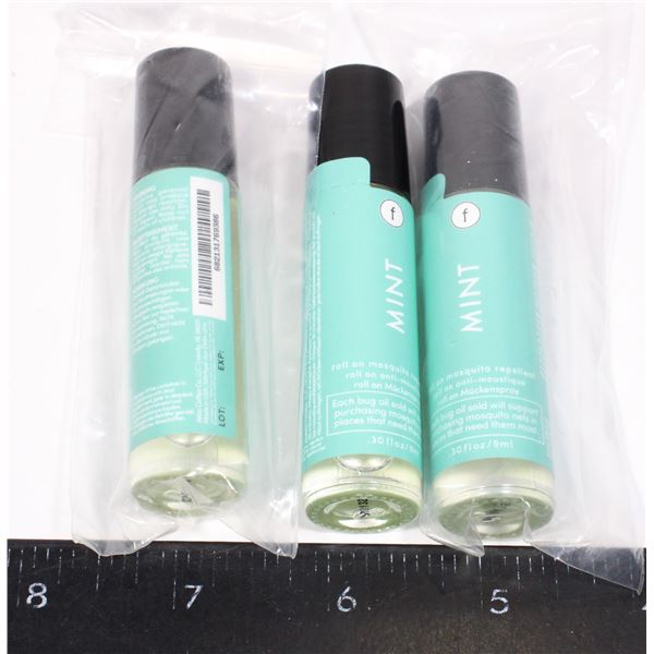 THREE MINT ROLL ON MOSQUITO REPELLANT