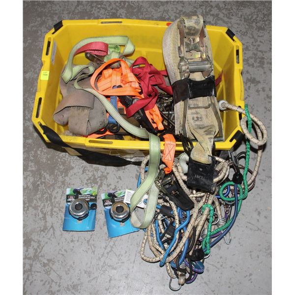 BASKET FULL OF STRAPS