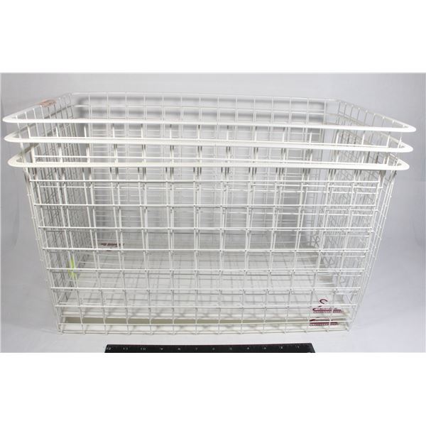 3 METAL BASKETS