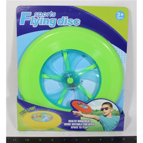 NEW LIGHT UP FLYING DISC (OFF BRAND FRISBEE)