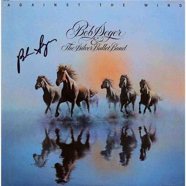 Bob Seger signed Against the Wind album