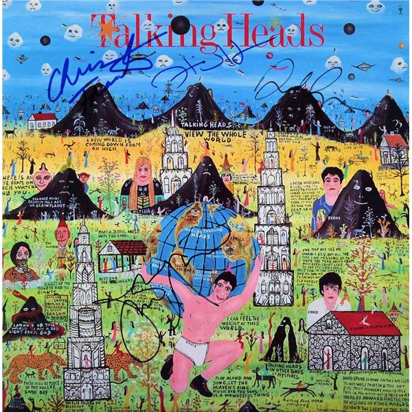 Talking Heads signed "Little Creatures" album