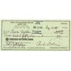 Image 1 : Lights Out Arch Oboler  signed check