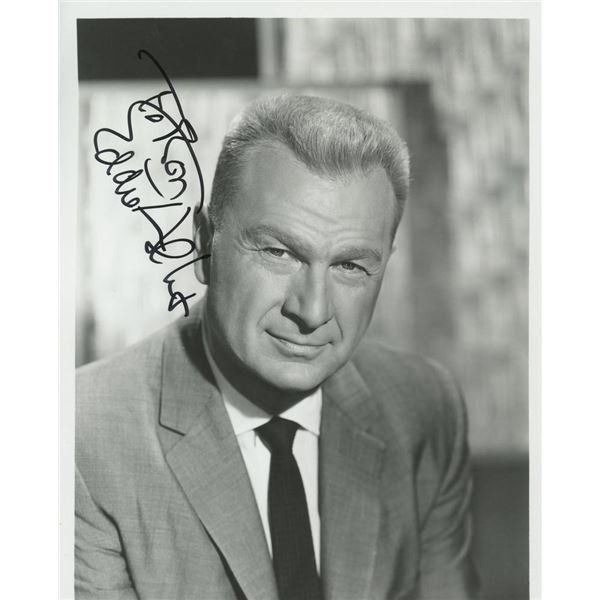 Green Acres Eddie Albert signed photo
