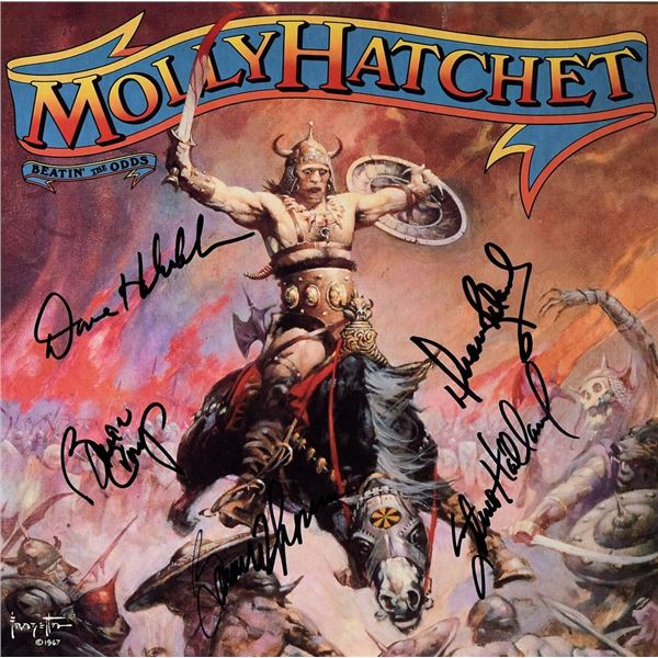 Molly Hatchet signed Beatinâ€™ The Odds album