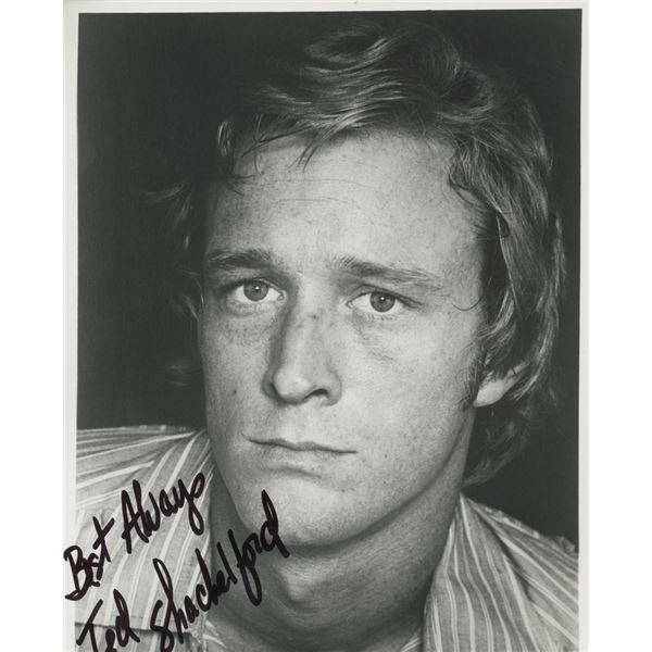 Knots Landing Ted Shackelford signed photo