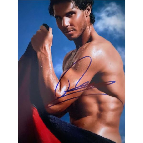 Tennis legend Rafael Nadal signed photo