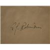 Image 1 : Key Largos Edward G. Robinson signature slip