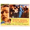 Image 1 : On The Waterfront Marlon Brando signed lobby card