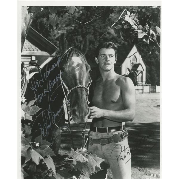 Lawman Peter Brown signed photo