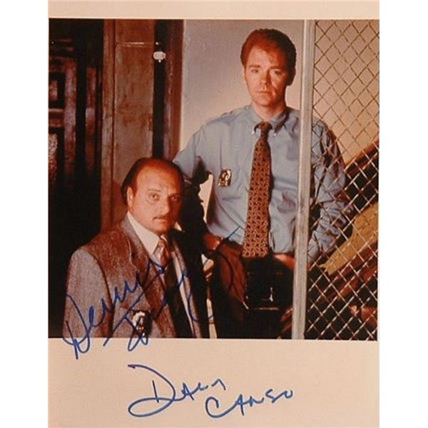 Dennis Franz and David Caruso signed photo