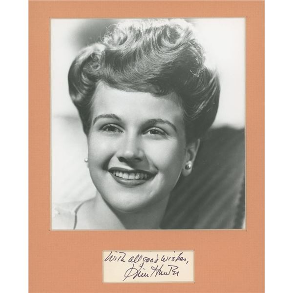 Planet of The Apes Kim Hunter signature cut and photo