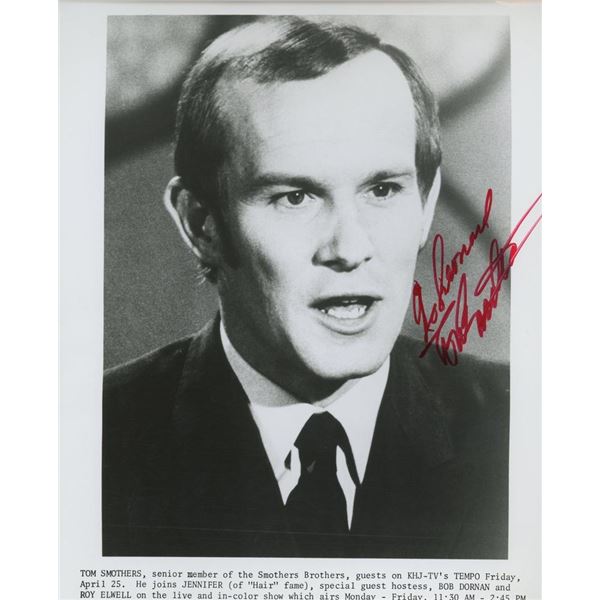 Smothers Brothers Tom Smothers signed photo
