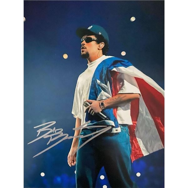 Rapper Bad Bunny signed photo