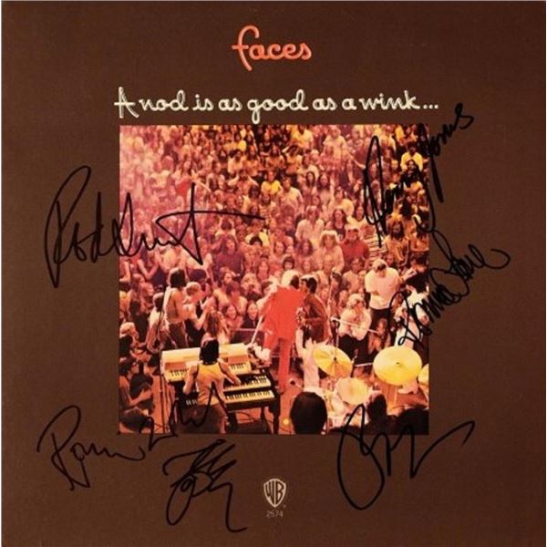 Faces signed A Nod Is As Good As A Wink album