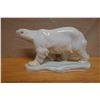 Image 4 : Herend Hungary White Polar Bear Figurine by Artist Maugsch 16" x 8"H