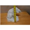 Image 11 : Herend Hungary Seated White Polar Bear Figurine  9" x 9"H