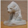 Image 1 : Herend Hungary Seated White Polar Bear Figurine  9" x 9"H