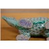 Image 4 : Qty 2 Herend Hungary Bear Figurines w/ Fishnet Pattern & Gold Accents 4.5" x 2.5"H