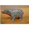 Image 6 : Qty 2 Herend Hungary Bear Figurines w/ Fishnet Pattern & Gold Accents 4.5" x 2.5"H