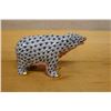 Image 7 : Qty 2 Herend Hungary Bear Figurines w/ Fishnet Pattern & Gold Accents 4.5" x 2.5"H