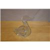 Image 3 : Glass Duck Decanter w/ Stopper Head  7" x 3" x 9"H