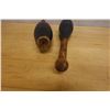 Image 7 : Qty 2 Vintage Indian Clubs or Juggling Pins 3.5" Dia, 20.5"H