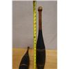 Image 9 : Qty 2 Vintage Indian Clubs or Juggling Pins 3.5" Dia, 20.5"H