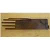 Image 1 : Vintage Wooden Glove Form or Mold 16" x 4"