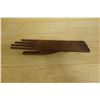 Image 6 : Vintage Wooden Glove Form or Mold 16" x 4"