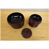 Image 3 : Japanese Lacquered Gourd-Shaped 5-Section Jubako Bento Box 6." Dia, 8.5"H
