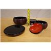 Image 8 : Japanese Lacquered Gourd-Shaped 5-Section Jubako Bento Box 6." Dia, 8.5"H