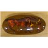 Image 1 : Decoupage Paper Weight Made in Ivinghoe England 6.5" x 1"H
