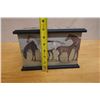 Image 10 : Wooden Box w/ Equestrian-Themed Motif 10" x 6" x 7"H