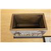 Image 3 : Wooden Box w/ Equestrian-Themed Motif 10" x 6" x 7"H