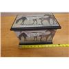 Image 8 : Wooden Box w/ Equestrian-Themed Motif 10" x 6" x 7"H
