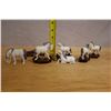 Image 11 : Qty 6 White Horse Figurines, Some on Wood Bases, Misc Sizes