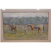 Image 2 : Pretty Polly Epsom 1905 Equestrian Racehorse Artwork 19" x 14", Framed & Matted