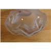 Image 7 : Vintage Art Deco Style Frosted Glass Bowl w/ Reclining Female Figure w/ Maker's Mark 8" x 5" x 2.5"H