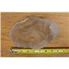 Image 9 : Vintage Art Deco Style Frosted Glass Bowl w/ Reclining Female Figure w/ Maker's Mark 8" x 5" x 2.5"H